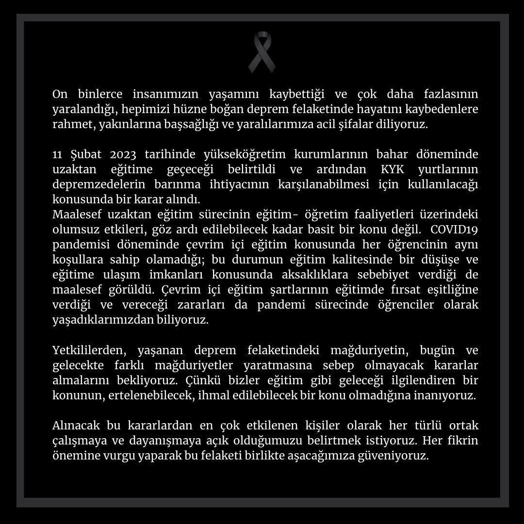 gsusbk's tweet photo. Galatasaray Üniversitesi @uhdk @gsuikCO @GSUHukukKulubu @gsumuhkulubu kulüpleri olarak üniversitemizin temsil ettiği değerlerin farkında olarak hazırladığımız bildiriyi ülkemizin aydınlık geleceğini gaye edinmiş üniversitemiz @galatasaray_univ ve kamuoyuna arz ederiz. https://t.co/xEaWlMsuSD