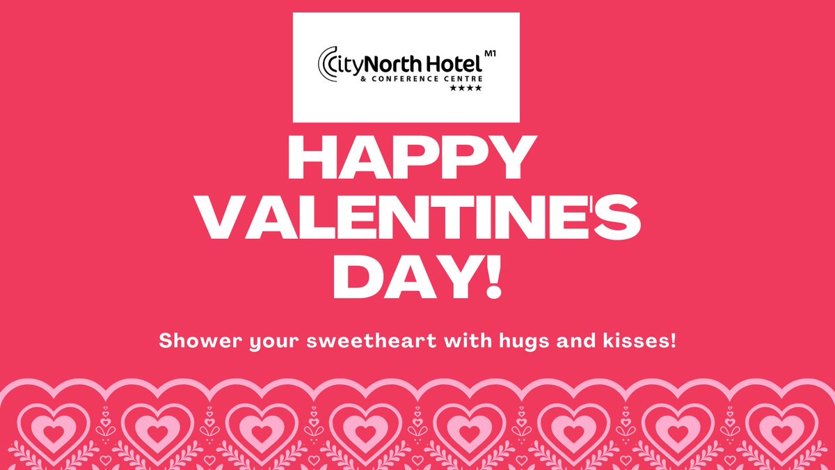 Happy Valentines Day! #love #stepintospring #citynorthhotel #ValentinesDay2023