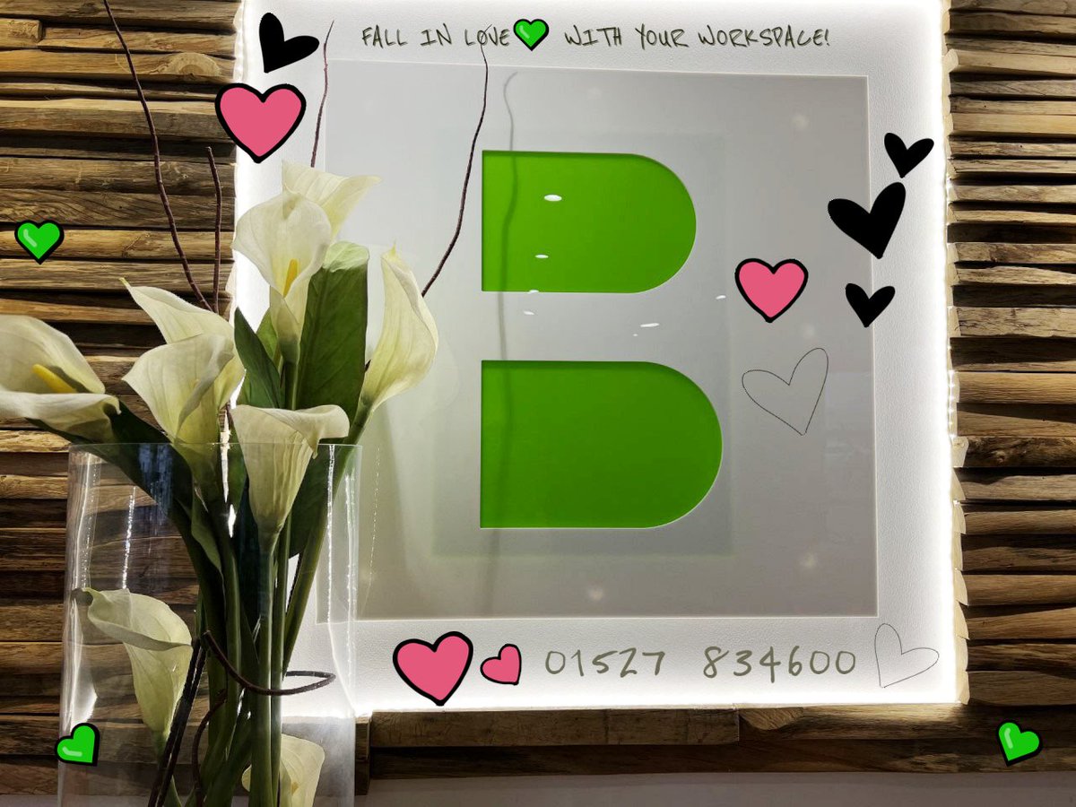 😍 Fall in LOVE with your #Workspace this #valentinesday! 😍

Give @Basepoint_Brom a call on: 01257 834600 
and start #LovingYourWork again!

💚  Basepoint Business Centres 

💙  IWG plc

❤️  #lovemyjob