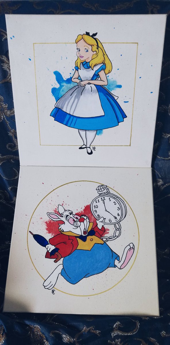 NCArtist2's tweet photo. "Alice è Bianconiglio"
-NCArtist
Acrilico su tela 40x40cm
#art #toptags #art_community #aquarell #watercolorillustration #watercolour_gallery #watercolorwork #disneyart #waltdisney #mickeymouse #minnie #popart #acrilicart #aliceinwonderland #collage #waltdisneyworld https://t.co/fbIaIkxlKN