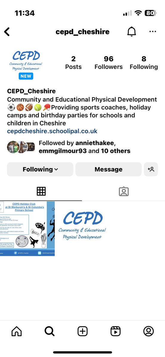 CEPD_Cheshire's tweet photo. π’ Exciting news! We've just launched our new Instagram page
CEPD_cheshire, where you can find all the latest updates, competitions,
and events from our camps. Follow us now to stay in the loop!
#cepdcheshire #campupdates #competitions #events https://t.co/dOVmnD7IC9 https://t.co/dq9qObU4r9