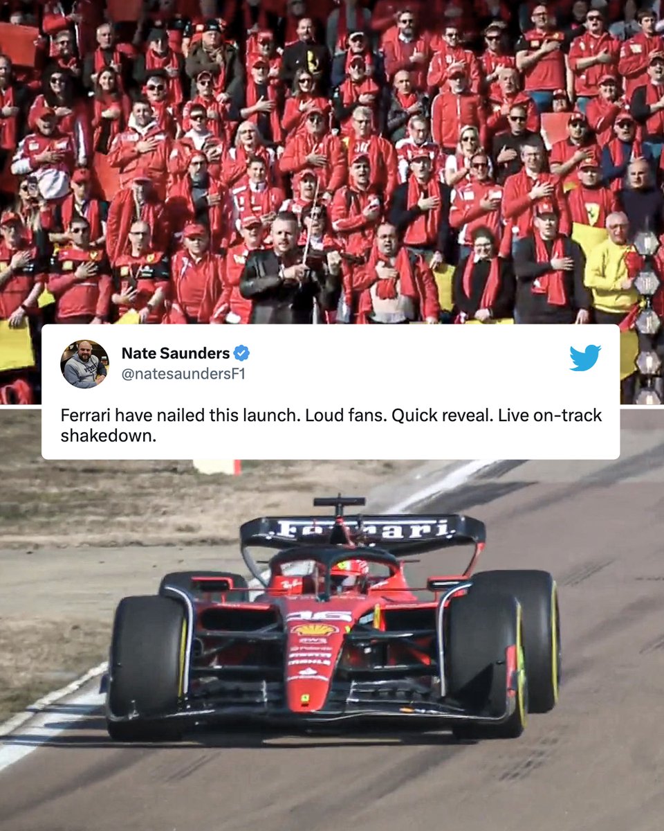 ESPNF1's tweet photo. Now that's how you do a car launch 👏 https://t.co/MuRMEsVW1w