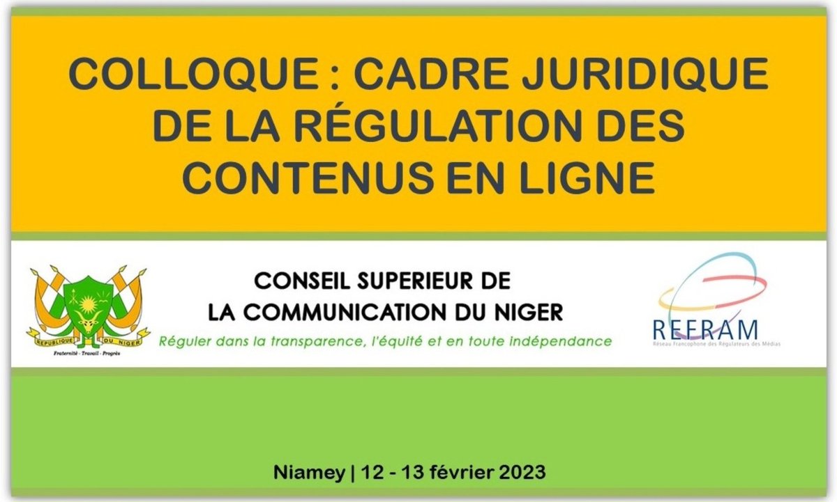 azzimanamin's tweet photo. Les Présidents des régulateurs #médias du @OfficielRefram participant au colloque du @csc_niger à #Niamey sur la #régulation des contenus en ligne reçus par le Président du #Niger 🇳🇪 @mohamedbazoum --> https://t.co/M0FkfILLR5
@HACAMOROCCO #HACA #Maroc #REFRAM #RIARC #Audiovisuel https://t.co/GIgbCzDxML