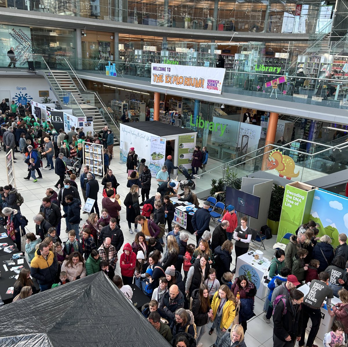 UEA Events (@ueaevents) on Twitter photo It’s a sunny day in #Norwich, and another jam packed day at <a href="/NorwichSciFest/">Norwich Science Festival</a>! Visit <a href="/TheForumNorwich/">The Forum Norwich</a> to explore the #Explorium - full of <a href="/uniofeastanglia/">UEA</a> students and researchers sharing their love and world class knowledge of science ❤️🧪 It’s a sunny day in #Norwich, and another jam packed day at <a href="/NorwichSciFest/">Norwich Science Festival</a>! Visit <a href="/TheForumNorwich/">The Forum Norwich</a> to explore the #Explorium - full of <a href="/uniofeastanglia/">UEA</a> students and researchers sharing their love and world class knowledge of science ❤️🧪