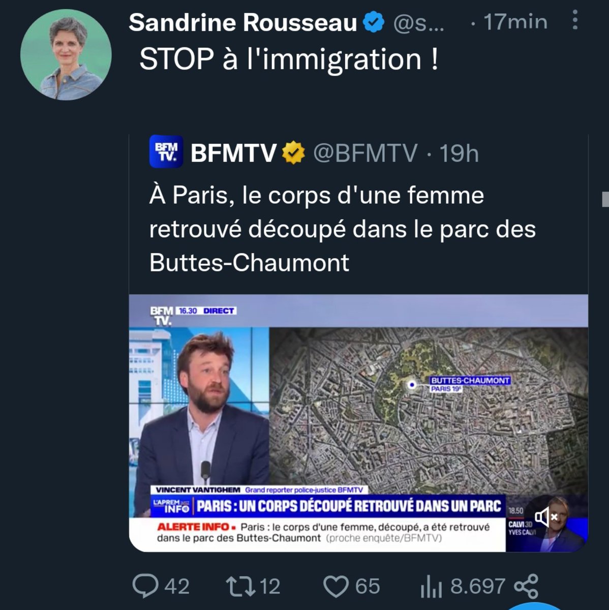 godfroymartel's tweet photo. Merci madame Rousseau de parler vrai ! https://t.co/GVJAV3Uf36