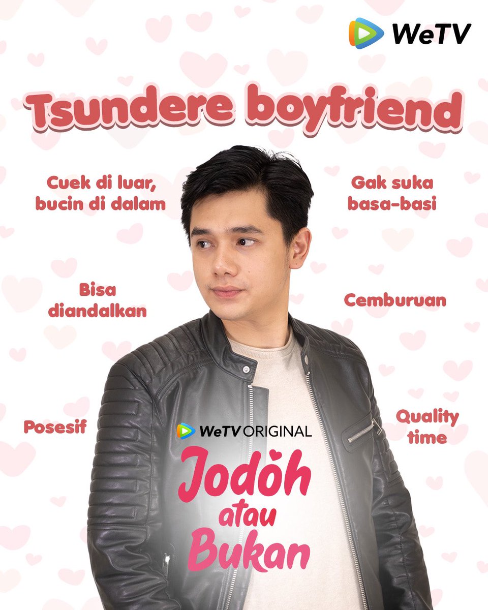 WeTVIndonesia's tweet photo. Tapi jenis boyfriend yang paling keren adalah yang gak akan pernah END~ jangan lupa, kamu bisa nonton episode series ini lebih awal pakai Fast Track ya guys☺️🫶🏻 https://t.co/4CRW2xgwlZ