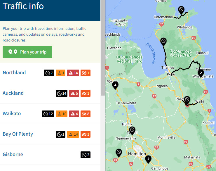 Waka Kotahi NZTA Waikato/BoP on Twitter "SEVERE WEATHER EVENT