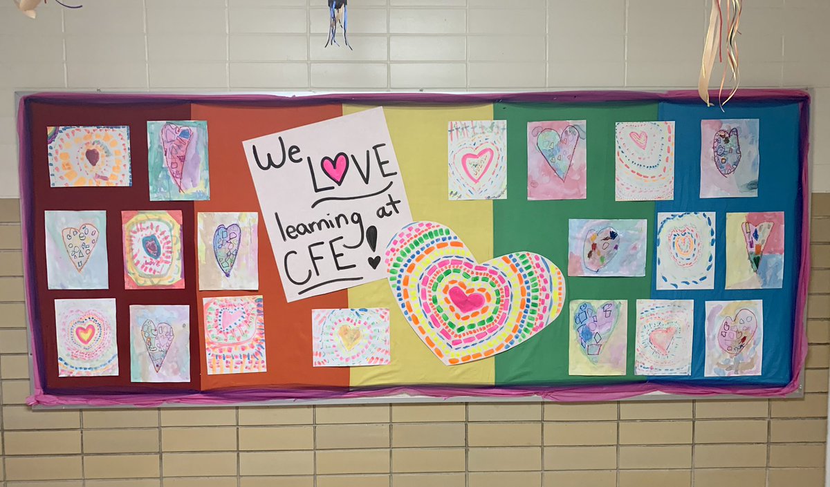 We LOVE learning @CFELISD. We hope you have a joy filled Valentines today! Student artists Kinder & 2nd. #loveoflearning #LockhARTLeading #LockHeartforPeople #ValentinesDay