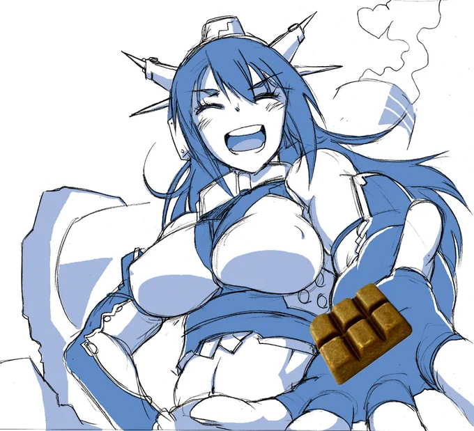 せっかくバレンタインにツイッターつけたし俺もバレンタイン絵の一枚くらいお出ししようか 