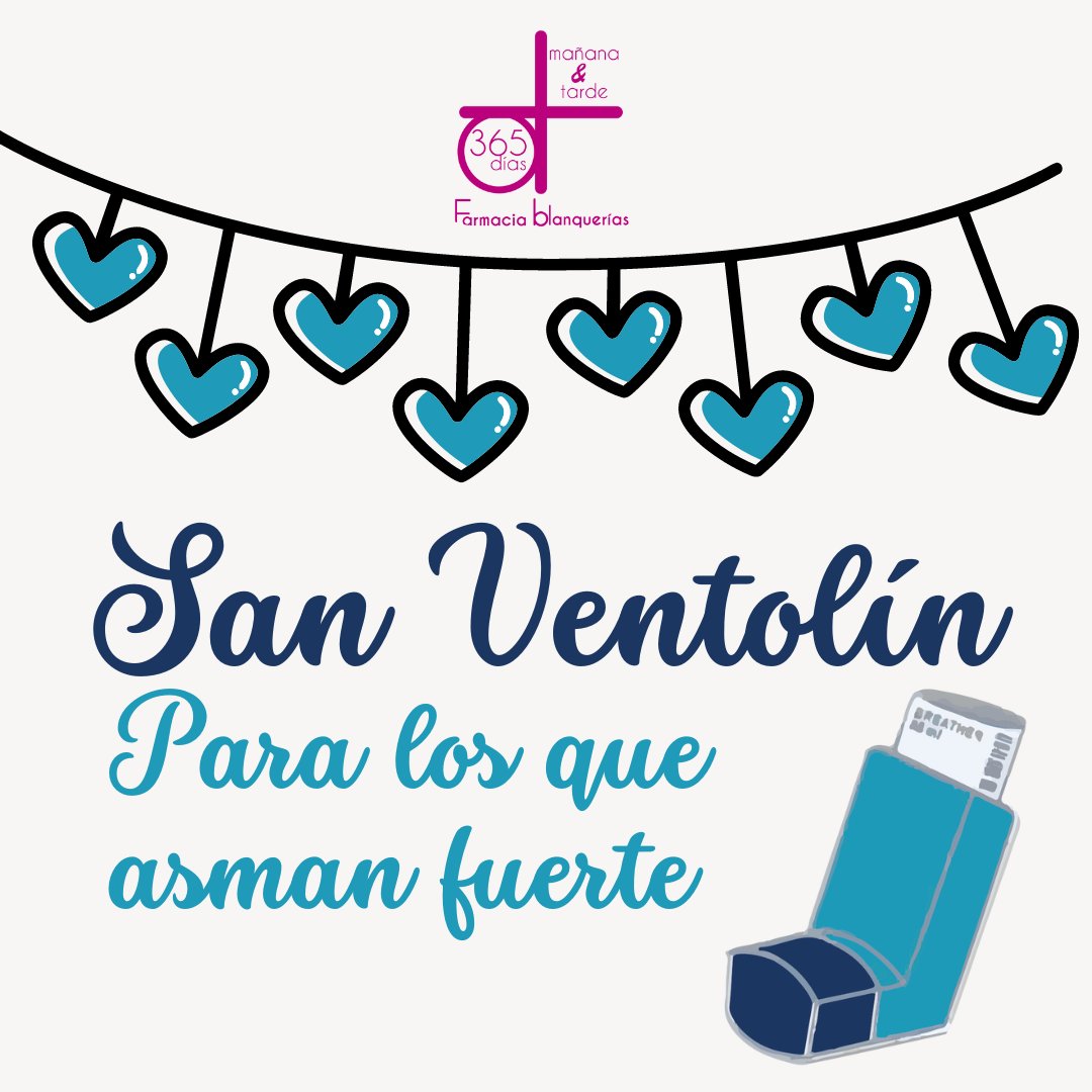 farblanquerias's tweet photo. Para los enamorados y los no enamorados os deseamos un feliz día a tus pulmones 🫁 #Ventolin #SaludRespiratoria #Asma
#14DeFebrero https://t.co/wEQk2K5q6a