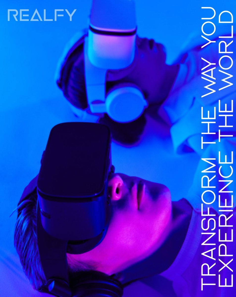 Realfyxr's tweet photo. Unleashing the power of technology for a surreal experience with Realfy XR💻🔮 Prepare yourselves as we turn your imagination into reality🕶🎆
#RealfyXR #AugmentedReality #VirtualReality #ExtendedReality #VRGlasses #Future https://t.co/fjwPyrnFXc