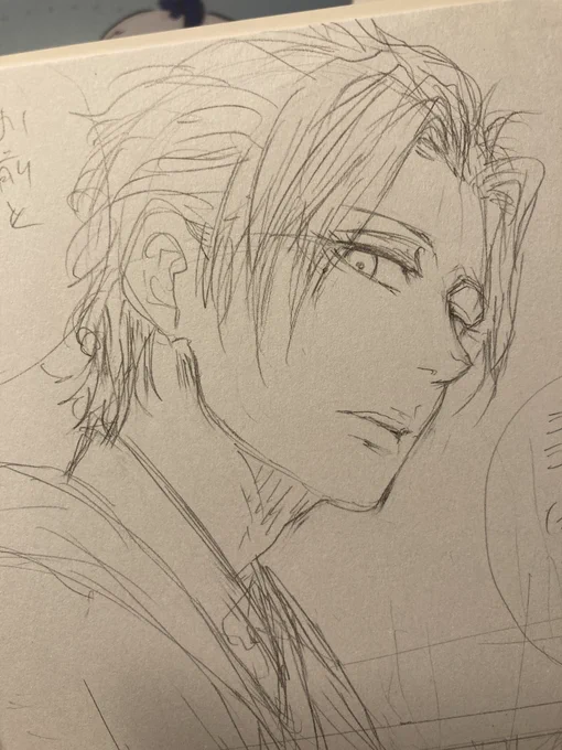 美男子キャラのまつ毛描くの楽しい(◜ᴗ◝ )
三白眼キャラあまり描かないから難しいけど楽しい( ◜ᴗ◝) 