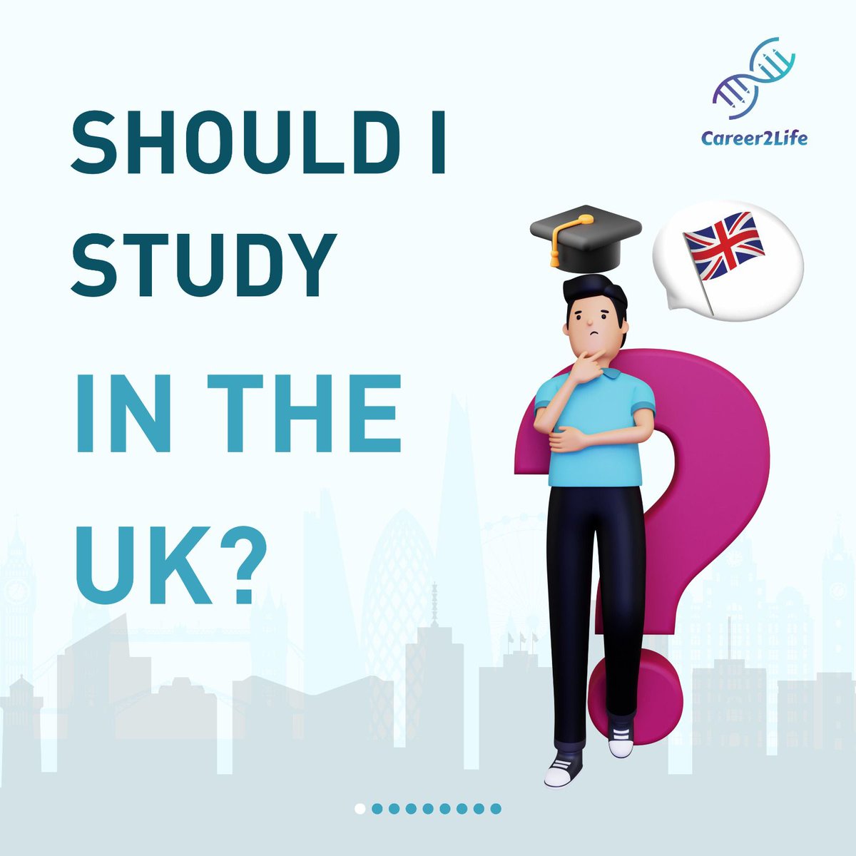 Career2L's tweet photo. Found it helpful? Follow for more!

Website - https://t.co/k7vw335Rg5
.
.
.

#career2life #abroadconsultancy 
#studyabroaduk #studyabroad #educationloan #abroadeducation #educationloan #AbroadEducationLoan #StudyintheUK #studyinuk #ukeducation #studyinukfromindia https://t.co/ZPbdRjM0ZL