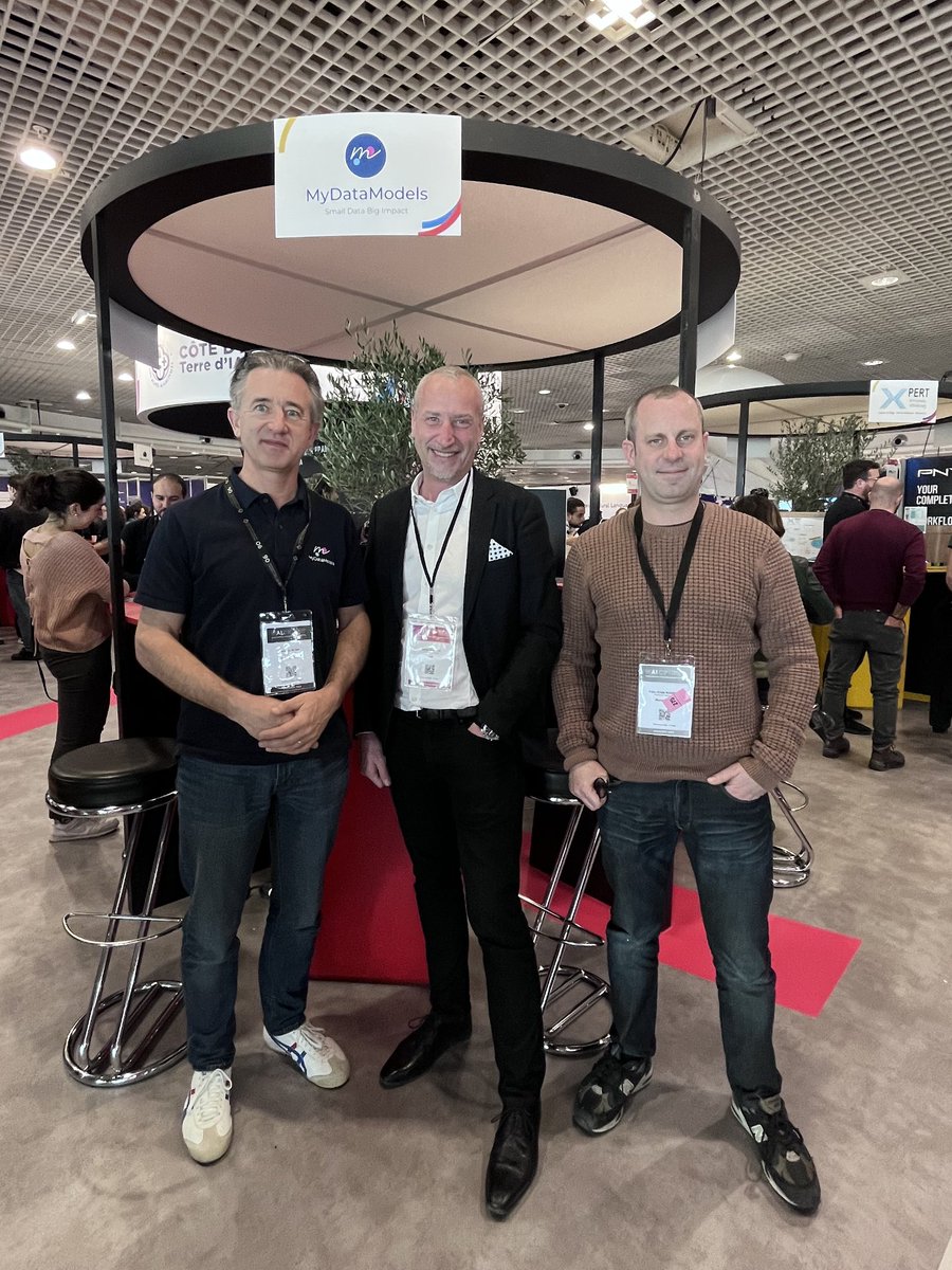 DavidSimplot's tweet image. … @MyDataModels lauréate #DeepNum20, @talent_coin (merci pour le coaching ;-), sans oublier #neocustic @BigDataEzako @AiotXpert #TechNext ainsi que #NeuroPin @Antonia_Machlou lauréate du Cannes Neuron Inclusive Awards 2023… 2/4
#FrenchTech #SophiaAntipolis #SophiaStartups