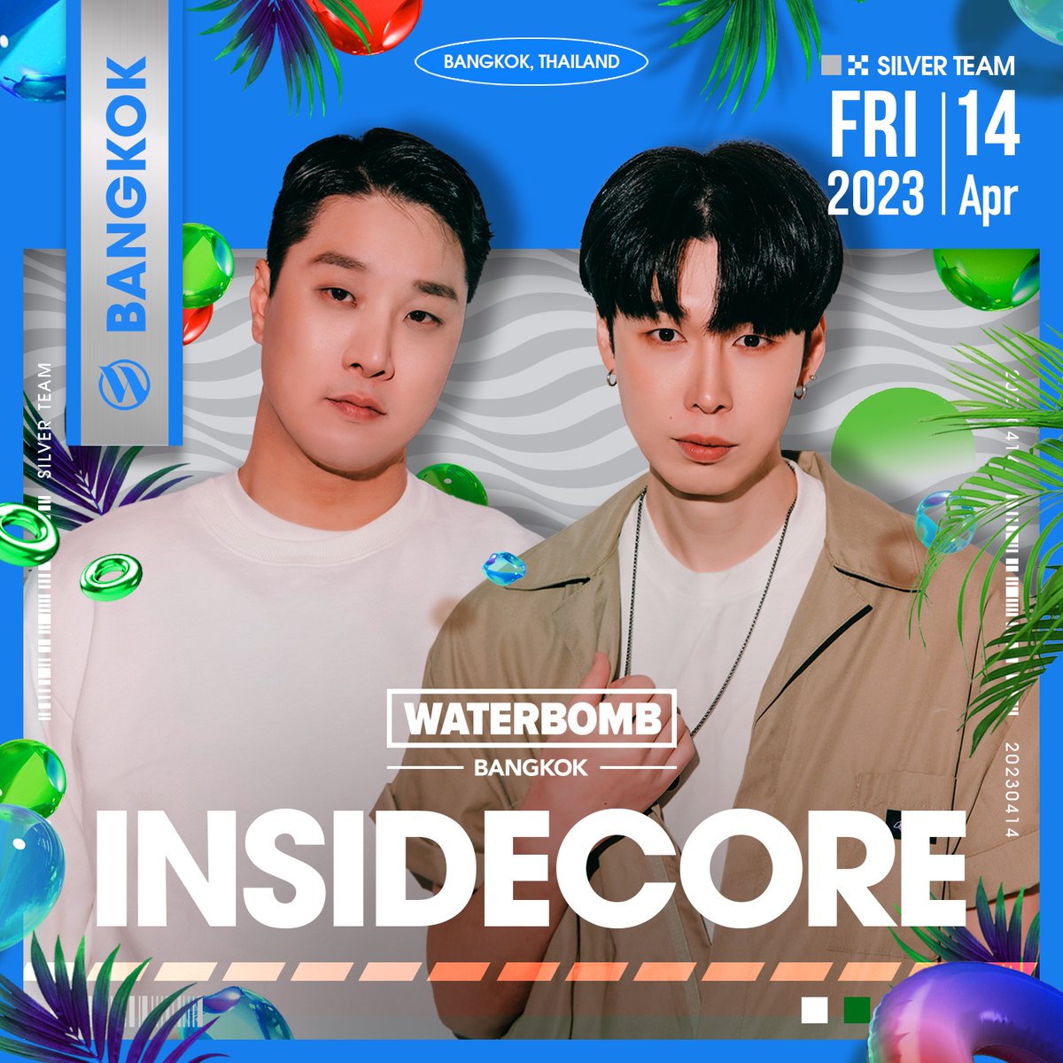 waterbomb_BKK's tweet photo. <4th DJ ANNOUNCEMENT>
INSIDECORE [⚪️SILVER TEAM]
พร้อมจะมันไปกับ DJ INSIDECORE หรือยัง?
➡️ https://t.co/0UB3KZWUeL   
.
#Waterbomb #Waterbombbangkok #Waterbombbangkok2023 #INSIDECORE #WaterbombxHeinekensilver #Heinekensilver #Waterbombthailand #Heineken #Bangkok https://t.co/FkZ3DSAgOX