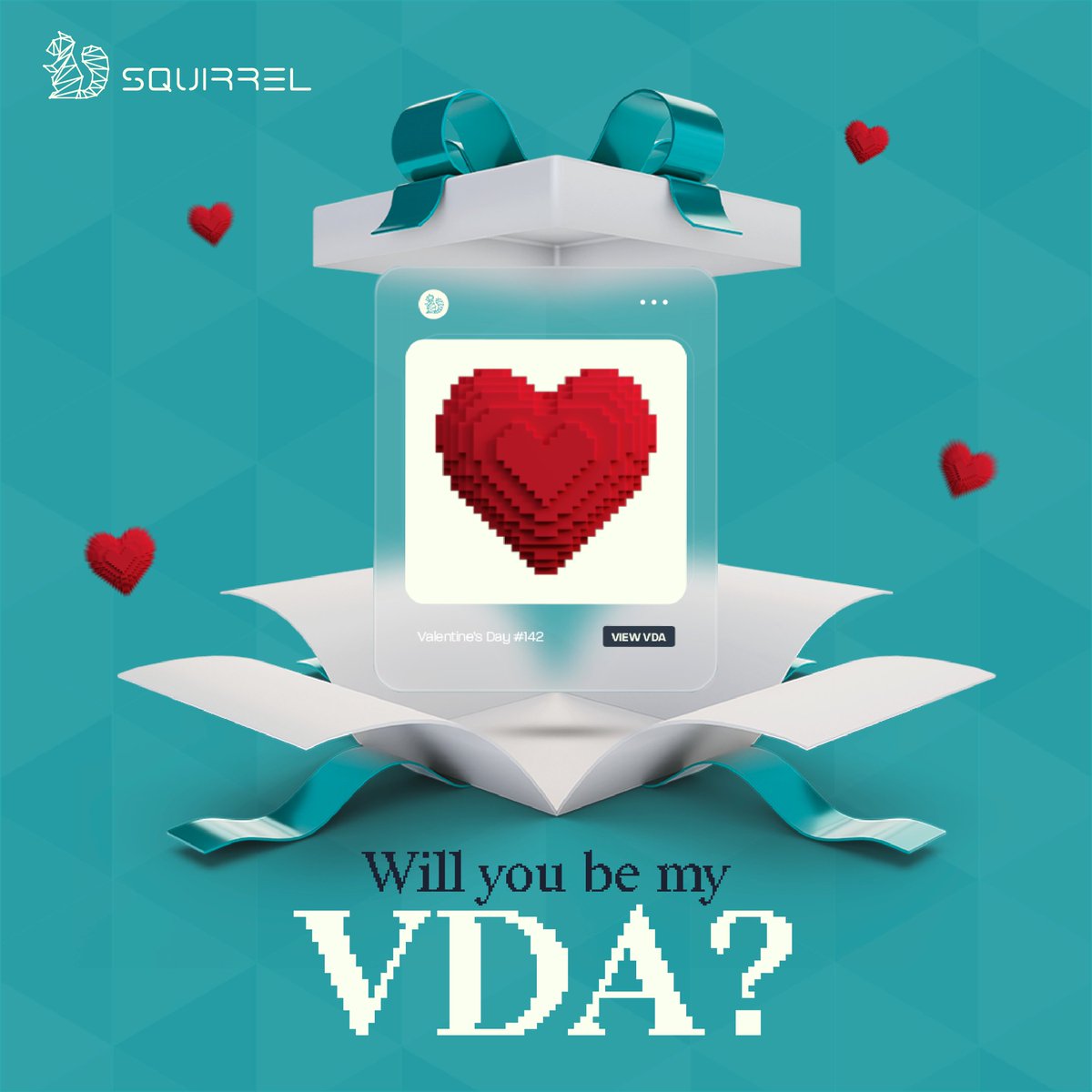 Squirrel_web3's tweet image. The love between your brand and (VDAs) might be the best story for Valentine's this year.

Brands can leverage #VDAs as a vast consumer interaction strategy, especially during the festivities. 

So which VDA will be your brand’s valentine this year? 

Happy Valentine’s Day!