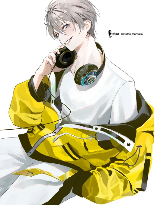 #描いた晴#甲斐田晴の新衣装 セットしてない髪めちゃくちゃ似合ってた!!! 