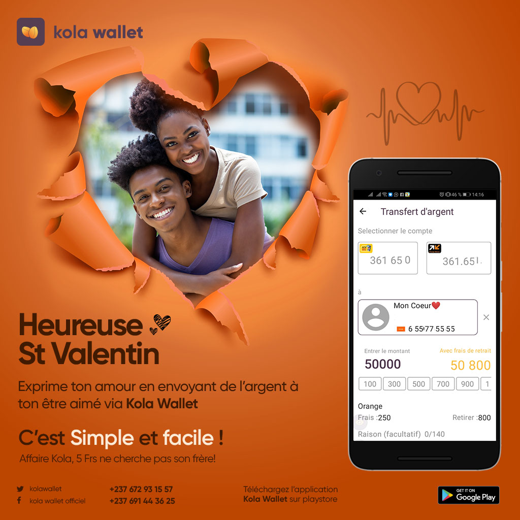 KolaWallet's tweet photo. As-tu dejà fais le cadeau de BAE?

 KOLA Wallet te depanne avec des micros credits allant jusqu'à 50 000 frs.

Telecharge rapidement Kola wallet sur playstore et profite au max de la journée de l'amour.

Affaire Kola, 5 frs ne cherche pas son frère.

#kolawallet https://t.co/5XkFptVlfu