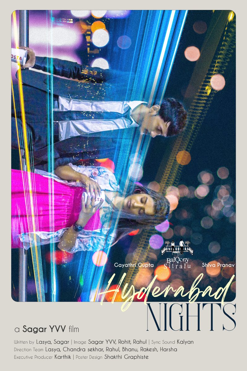 filmijay's tweet photo. Unveiling the first look poster of "Hyderabad Nights'

@sagaryvv 
@gayathrigupta77 
@shivapranavll
@RohitKoppu  
@karthiktweets9 
@dmomentidieznow 
@rahulpanchika 
@harshaseven 
@kall_sound
@ShakthiVfx 
@cheranster 
@rakeshnerella7 https://t.co/MlaMZ2ltYA