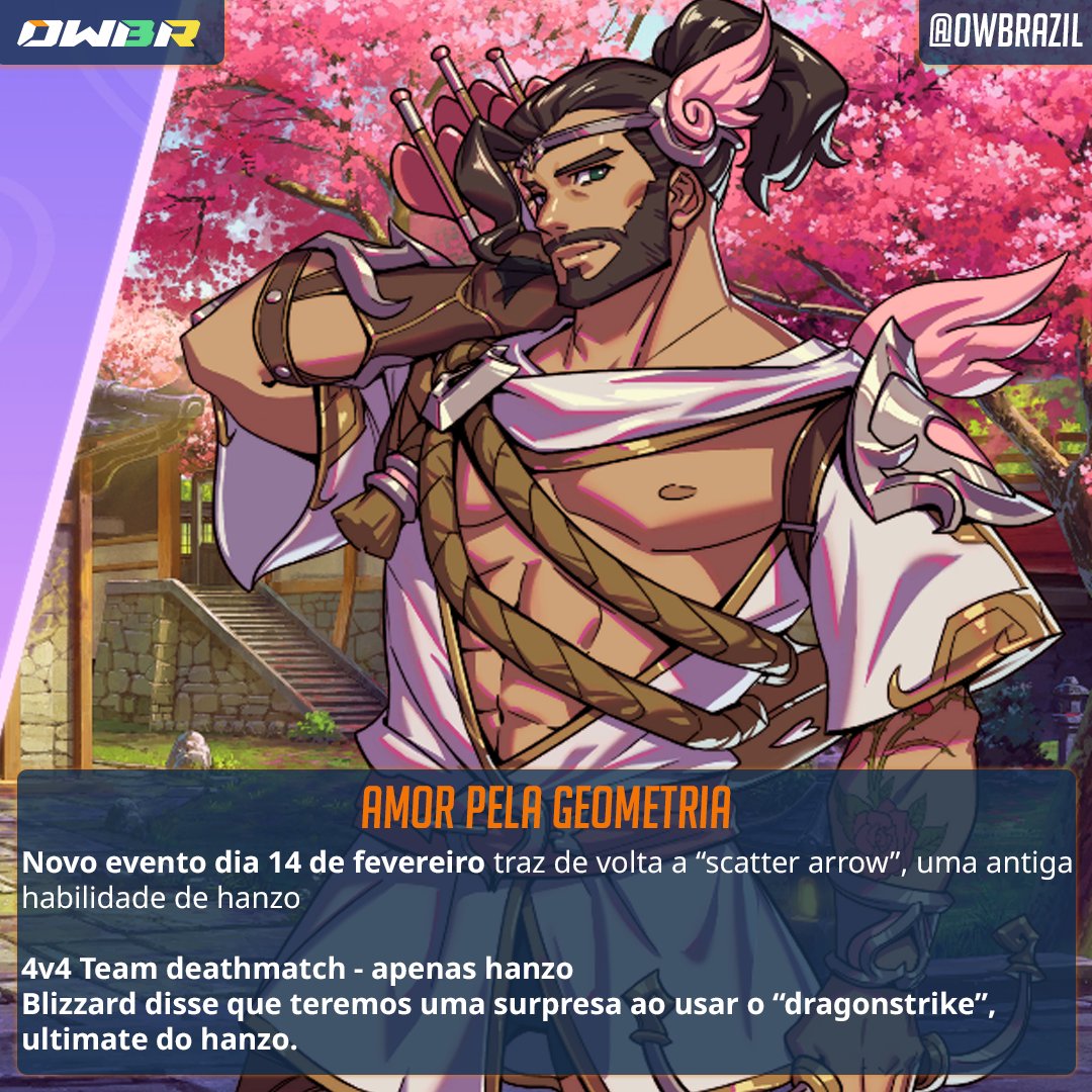 owbrazil's tweet photo. Amor pela geometria traz de volta a "Scatter arrow" de hanzo, habilidade substituída do jogo em 2018.

#owbrasil #owbrazil #owbr #blizzard #overwatch2 #overwatchbrasil #overwatchnews https://t.co/W5Ycmv0uT5