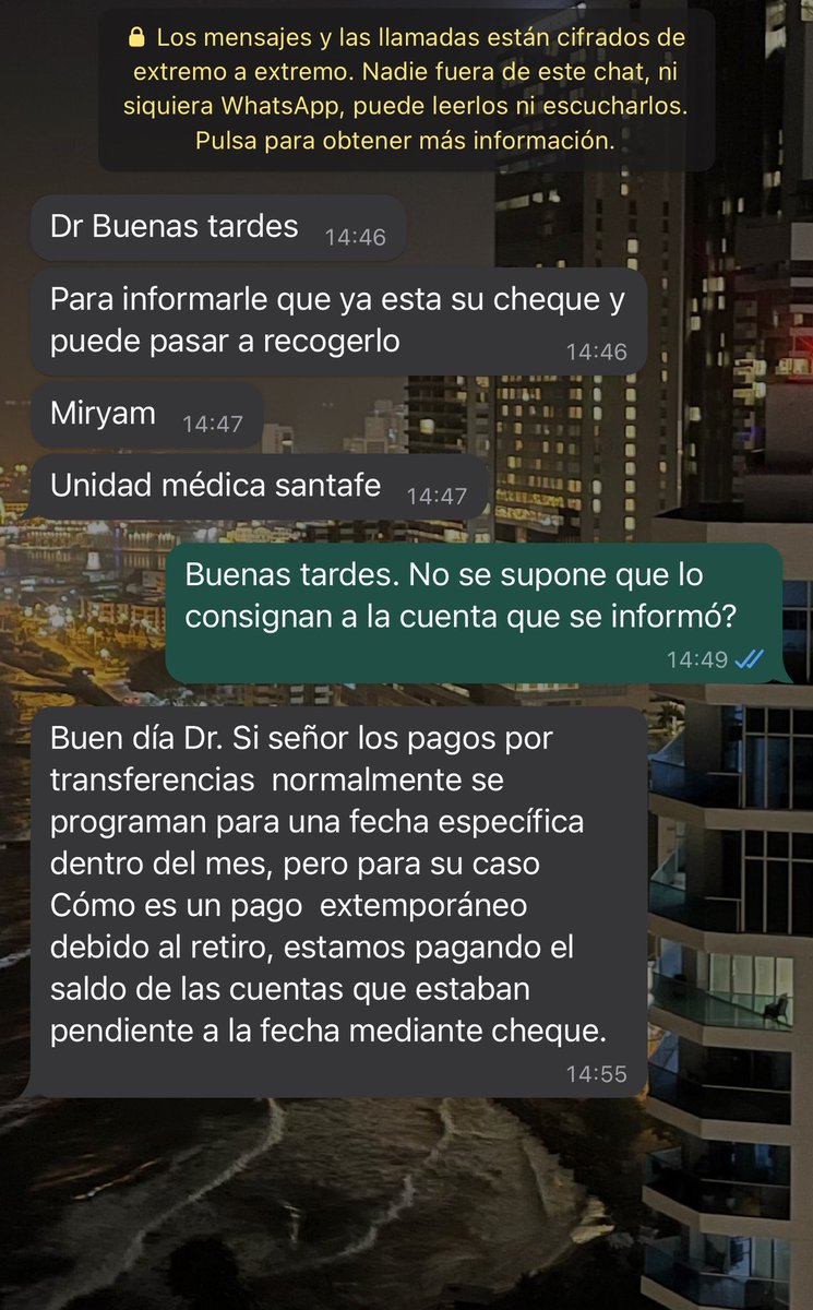 lagosbruce's tweet photo. Fui “retirado” de la Unidad médica Santa Fe, que hace parte del @GRUPOSURA sin decírmelo; tras de que no pagan a tiempo, se echan por decirlo. nadie dio la cara, nadie me dijo que ya no trabajaba más ahí, obvio ni las gracias ! Me entere “oficialmente” por este mensaje. https://t.co/W2iGtyTOaU