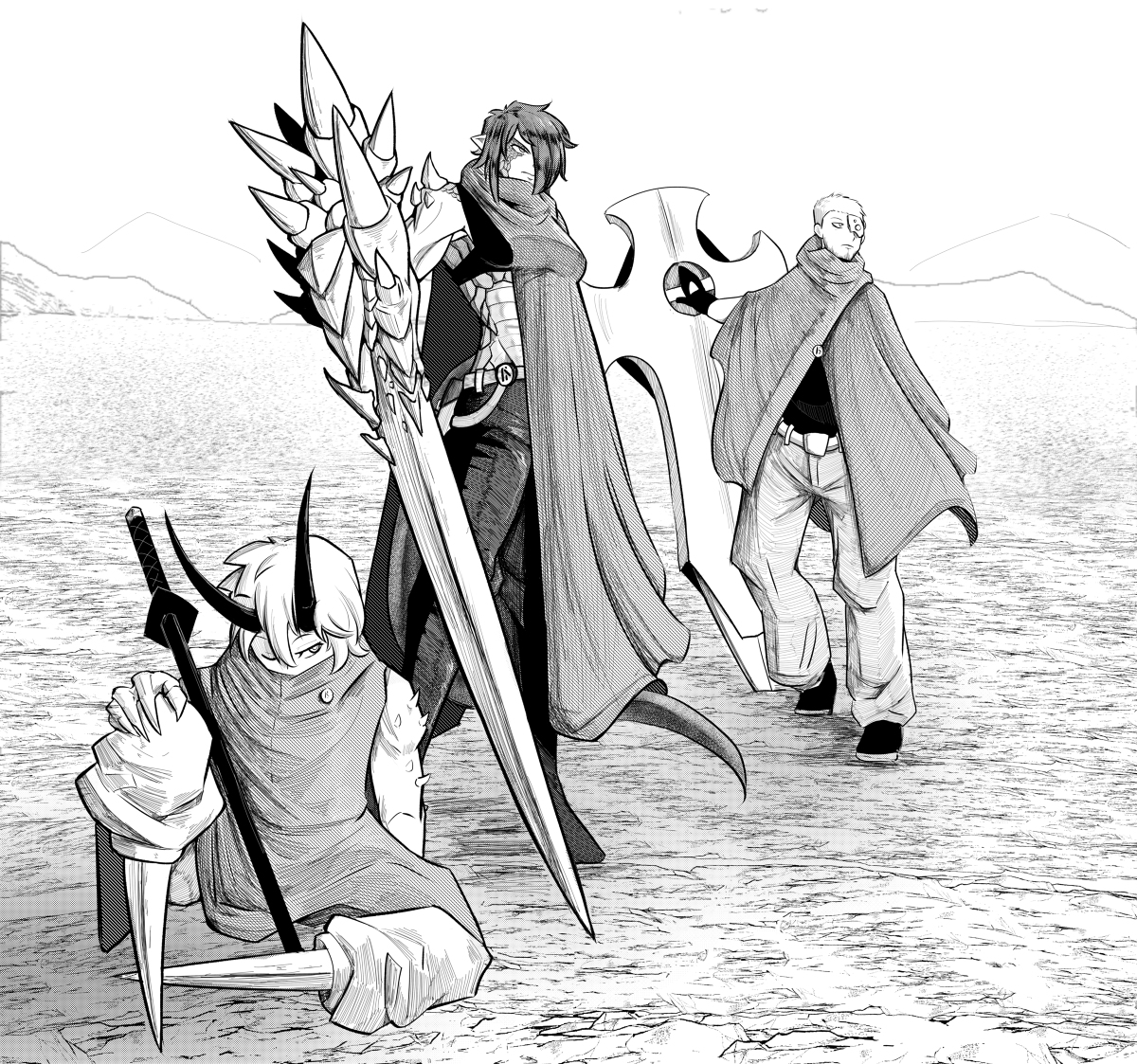 KuboJun9's tweet photo. Angel hunting squad 4A2 #OC #dragongirl #shorthair #demongirl #tomboy #Monstergirl #original #Manga https://t.co/6K0pqQFQSy https://t.co/WlsZg0PFJO