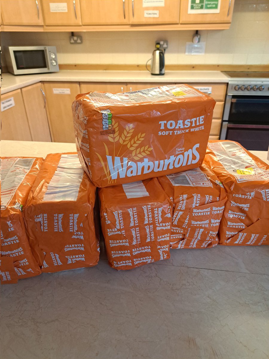 Thank you <a href="/Warburtons/">Warburtons</a> a weekly donation for our ESOL breakfast club 🍞🥰
