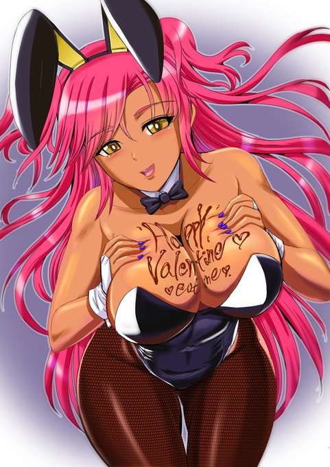 誰かチョコレートくれよ～～～。
褐色肌のバニーさんもおくれよ～～～。

#バレンタインデー #バニーガール 