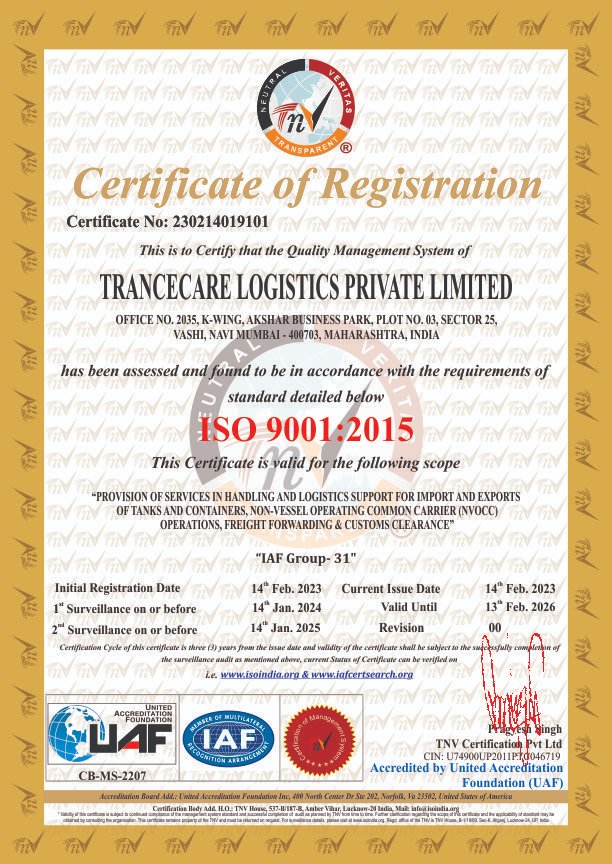 Tnviso's tweet photo. Congratulations for becoming an ISO certified organization. 
#TRANCECARELOGISTICSPRIVATELIMITED
can be verified- https://t.co/s9O6CBoXs7 https://t.co/GykxRYbnM0