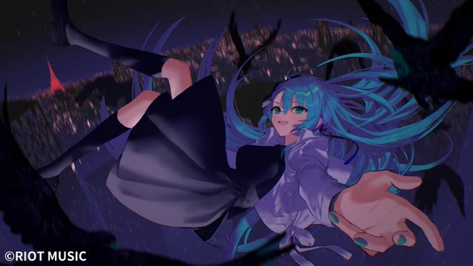 凪原涼菜さんの「BRAVE PHOENIX」カバー動画のイラストを担当させていただきました! 