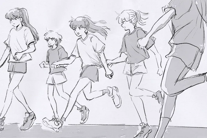 大人数の絵の練習 