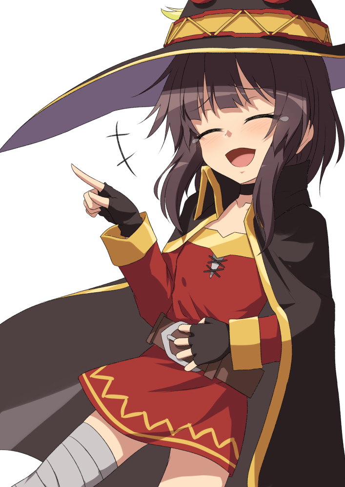 めぐみん(このすば) 「おおうけめぐみん#このすば #めぐみん 」|うまるつふりのイラスト