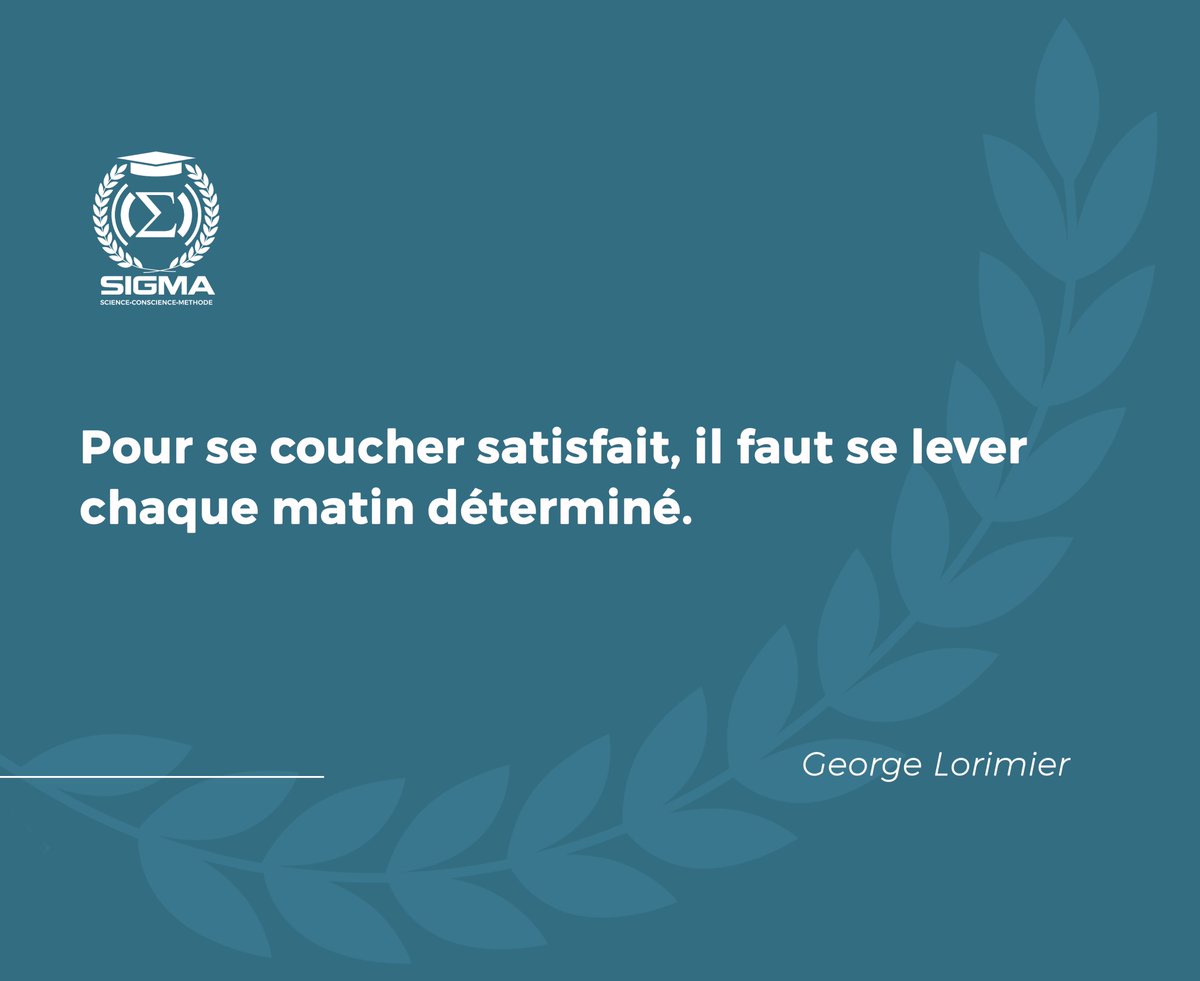 cls_sigma's tweet photo. #ClsSigma
Pour se coucher satisfait, il faut se lever chaque #matin déterminé.
#Education #lycéens #lycee #lifestyle #college #life #ecole #determination #TgTwittos #Togo #CIV225 #Team228 @RFIAfrique @EducationTg https://t.co/bR4pn8wtxW