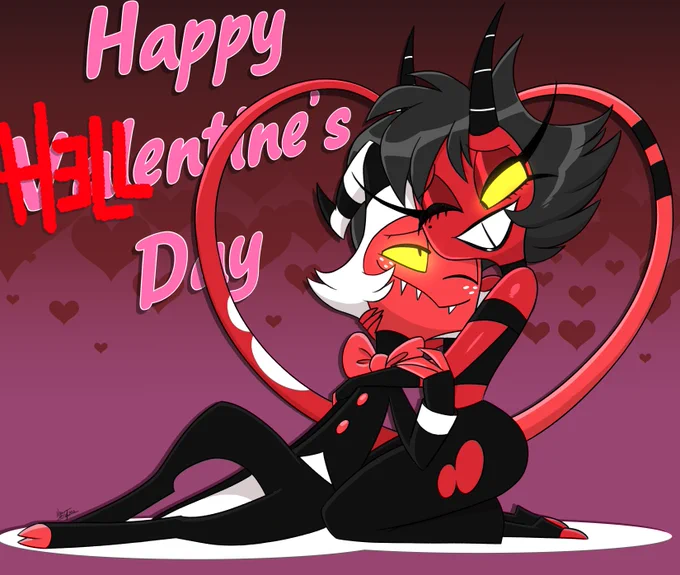 Spending Valentine's with one of my fav couples #HelluvaBoss  