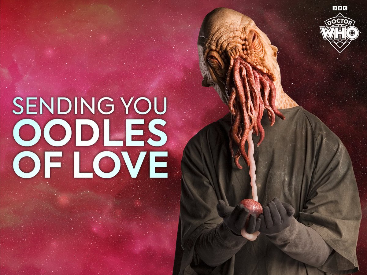 bbcdoctorwho's tweet photo. Sharing the love this Valentine's day #DoctorWho 💘💘 https://t.co/YD2Y0xoWAo
