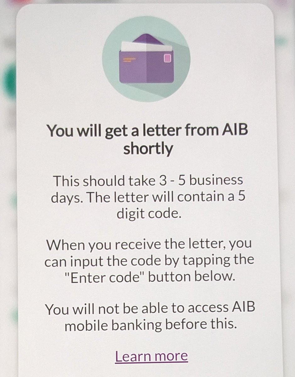CreaghSTC's tweet photo. There's no way @AIBIreland is sending me an MFA code by letter in 2023 man https://t.co/hgZVvdkxhb