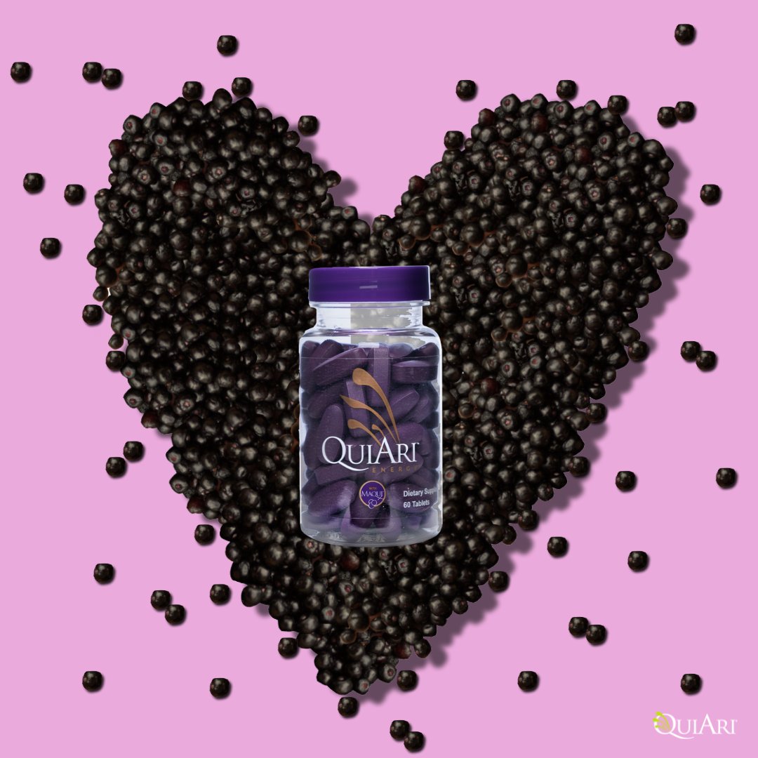 QuiAriOfficial's tweet photo. Let's All Give Some LOVE To QuiAri Energy🫶Maqui is very unique, as it has thermogenic properties that increase the body’s temperature. This allows it to burn fat without leaving you with the annoying shakes and jitters that most thermogenic supplements do. No jitters or crashes. https://t.co/C79EpSrkgw