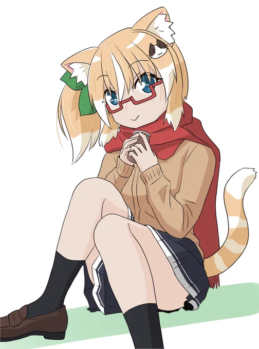 タグ企画 #一次創作絵師拡散フェス03 に参加します!メガネっ娘が好きです! 