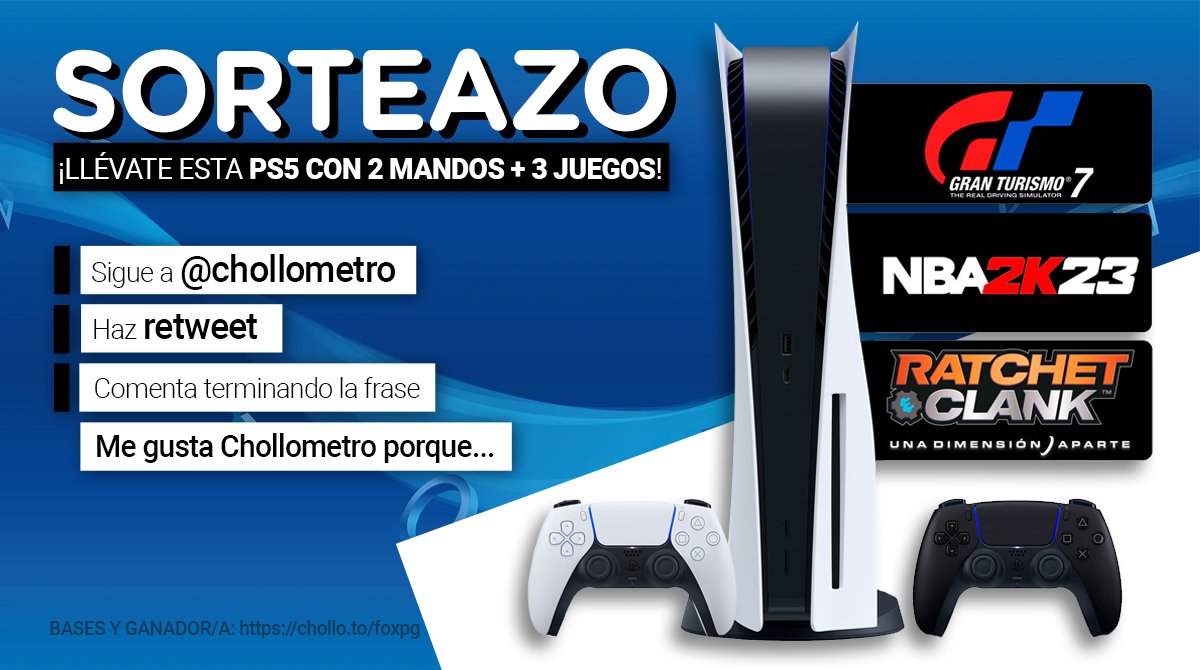 🔥🔥VAMOSSS QUE ESTAMOS DE SOR-TE-A-ZO🔥🔥

🏃 Síguenos
🔁 Haz Retweet
✍️ Comenta todas las veces que quieras terminando la frase "Me gusta Chollometro porque..."

Llévate este pedazo de premio de locos!!! Vamosssss!