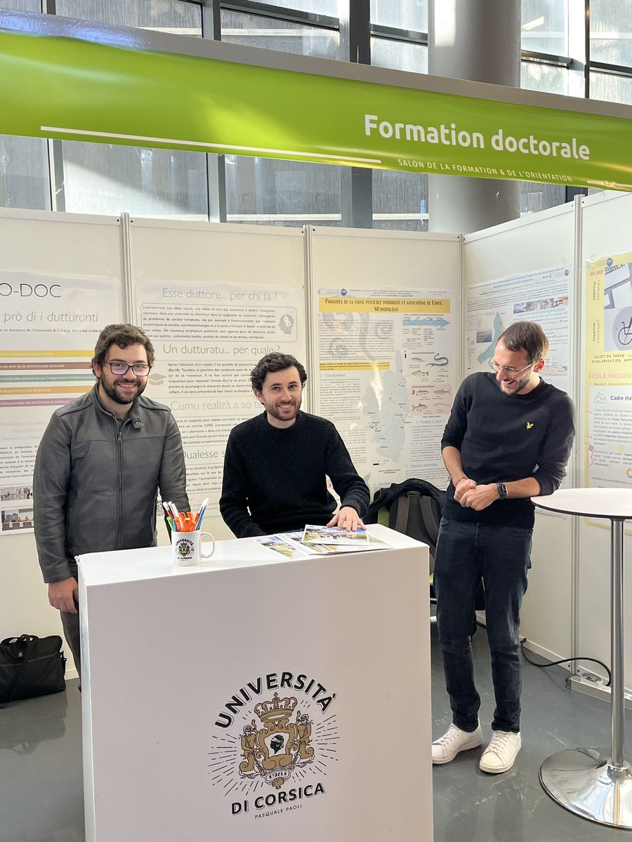 AssociuProDoc's tweet photo. Eramu prisenti sta mani à u Salonu di l’Urientazioni di i Master di l’@UnivCorse pà raprisintà a furmazioni dutturali. 🎓
#univcorsica https://t.co/MogDIMnEaz