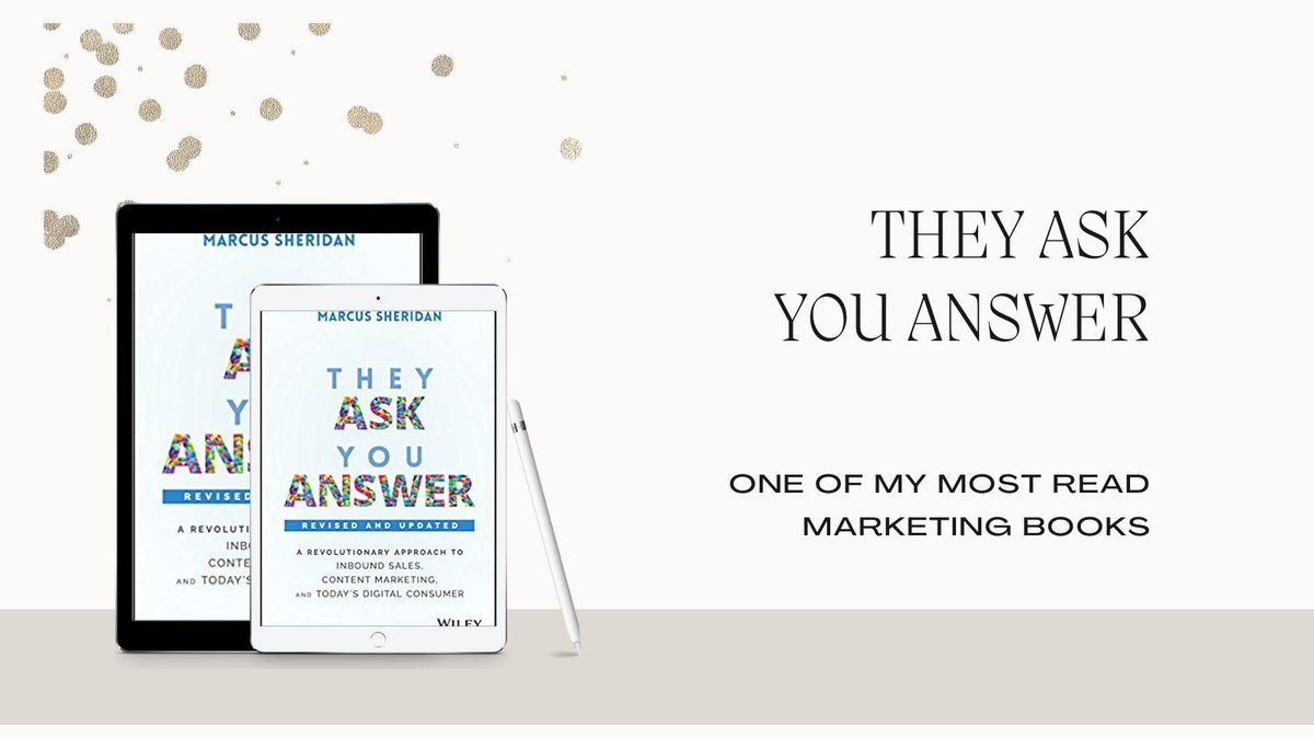 RobertDicks's tweet photo. One of my most read marketing books. They Ask You Answer: Stop selling to your buyers and start answering their questions.

https://t.co/fWBqsT5bf7

#digitalmarketing #contentmarketing #marketingdigital #marketing https://t.co/h4VextCmr3