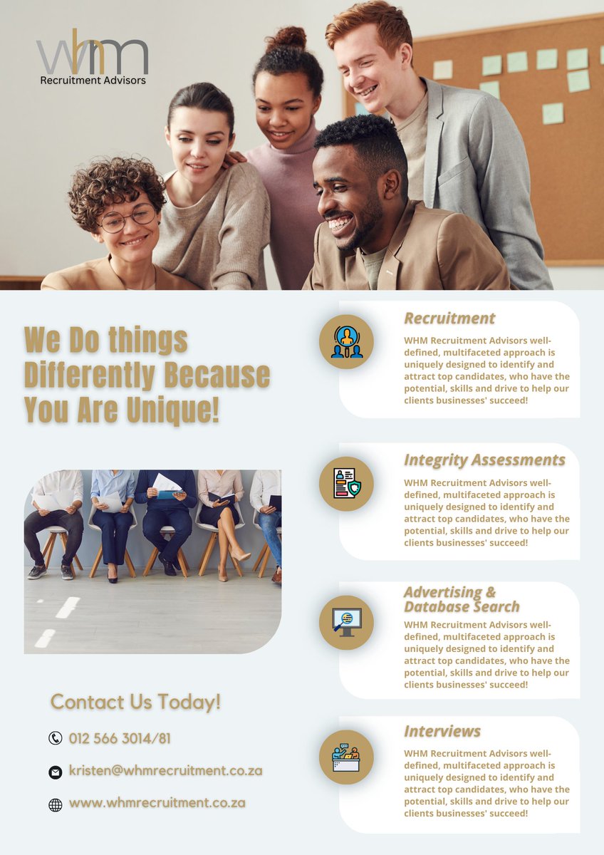 WHMRecruitment's tweet photo. https://t.co/niUfCY8ts4