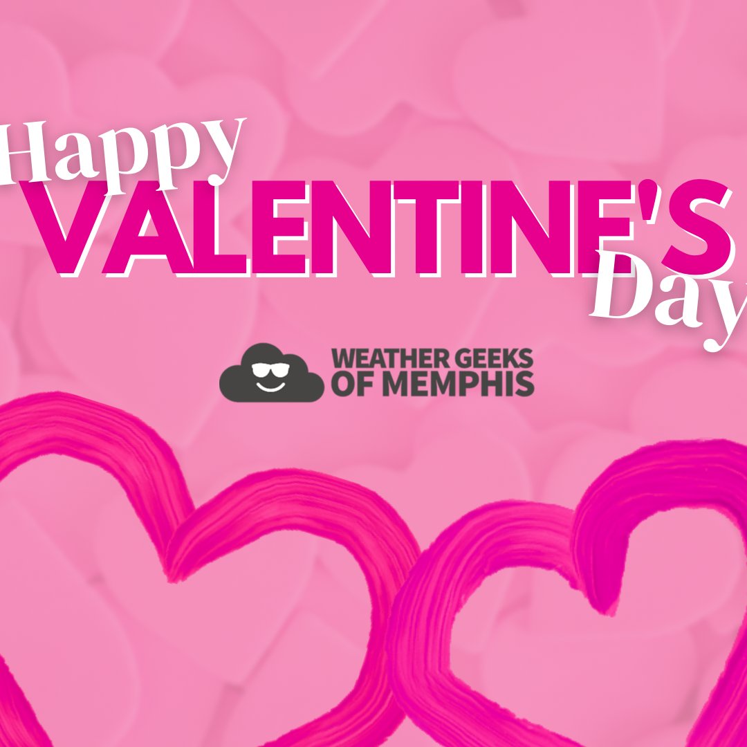 wxgeeksofmem's tweet photo. Happy Valentine’s Day from the Weather Geeks of Memphis 💖💜❤️
#valentinesday #loveisintheair #loveislove #wgom #wxgeeksofmem https://t.co/BchoGWFU0r