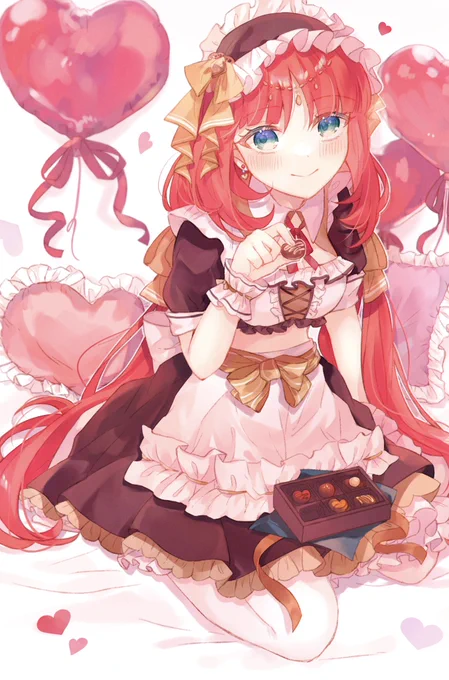 「はい、あーん」Happy Valentine's Day'-#原神 #GenshinImpact #Nilou 