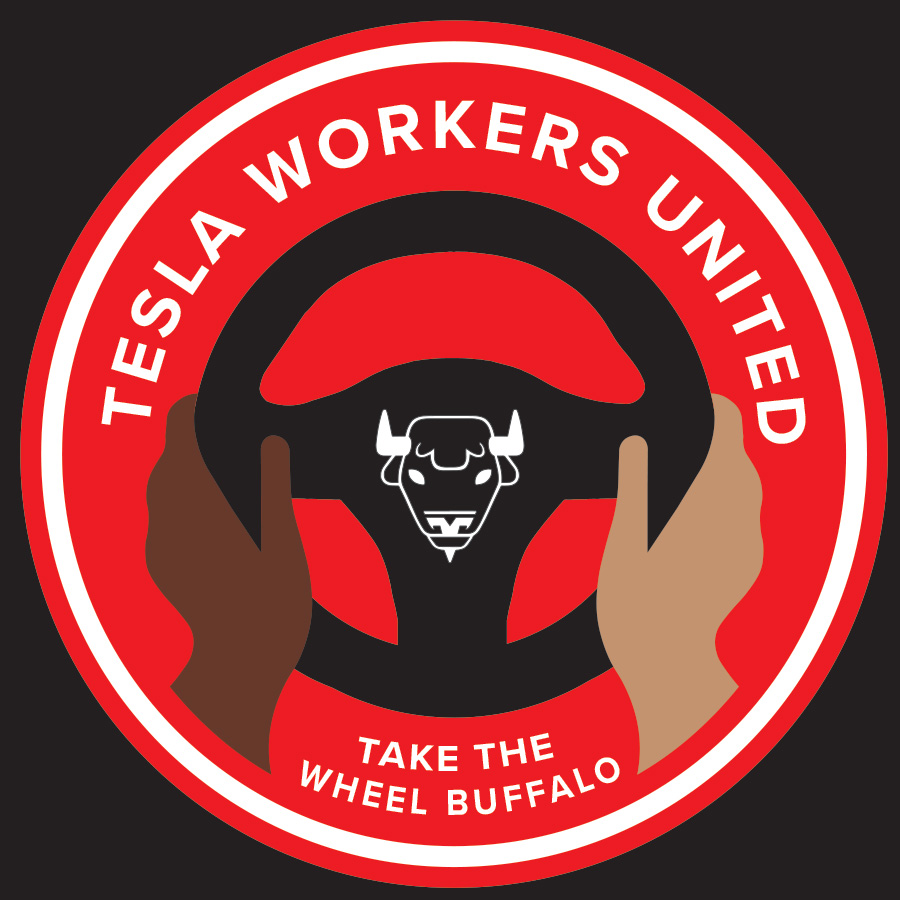 united_tesla's tweet image. We are Tesla Workers United and we are a committee dedicated to organizing a union at the Buffalo, NY Gigafactory.  Find more information through our website and other platforms, here; linktr.ee/teslaworkersun…. Yours in Solidarity, the Tesla Workers United committee.