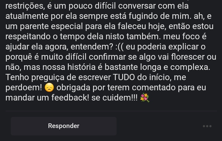 saphlesbian's tweet photo. eu espero MUITO mesmo que dê tudo certo pra vcs duas serem felizes juntas e sinto muito pelo parente dela ☹️ https://t.co/nxV9PG7yGf
