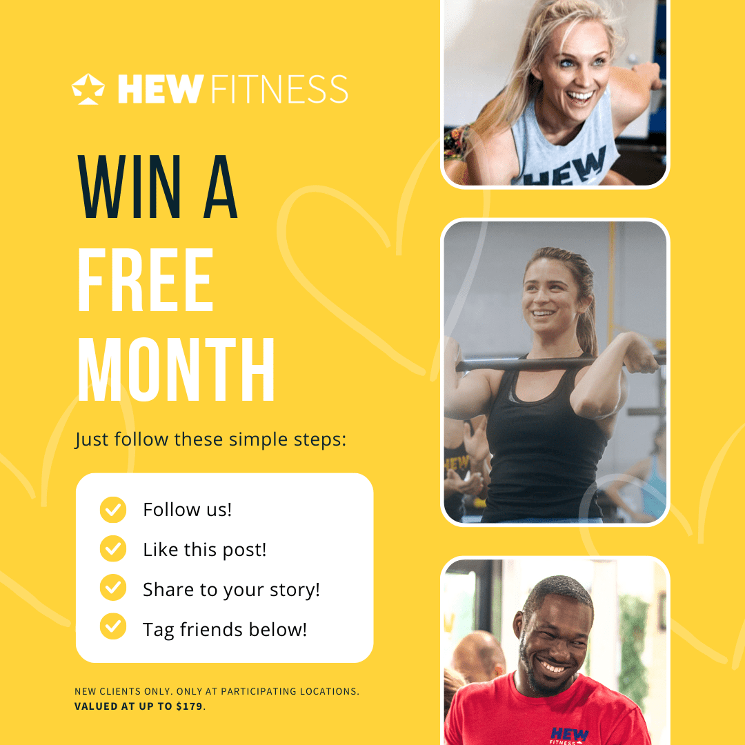 hew_jupiter's tweet photo. Happy Valentine's Day! What's not to love about #fitness and #giveaways?

New to HEW? Follow these simple steps to win big:

1️⃣  Follow this page!
2️⃣  Like this post!
3️⃣  Share to your story!
4️⃣  Tag friends below!

#hewfitness #seekstrength #giveaway #freeworkouts #valentine https://t.co/EeSk29IlnU
