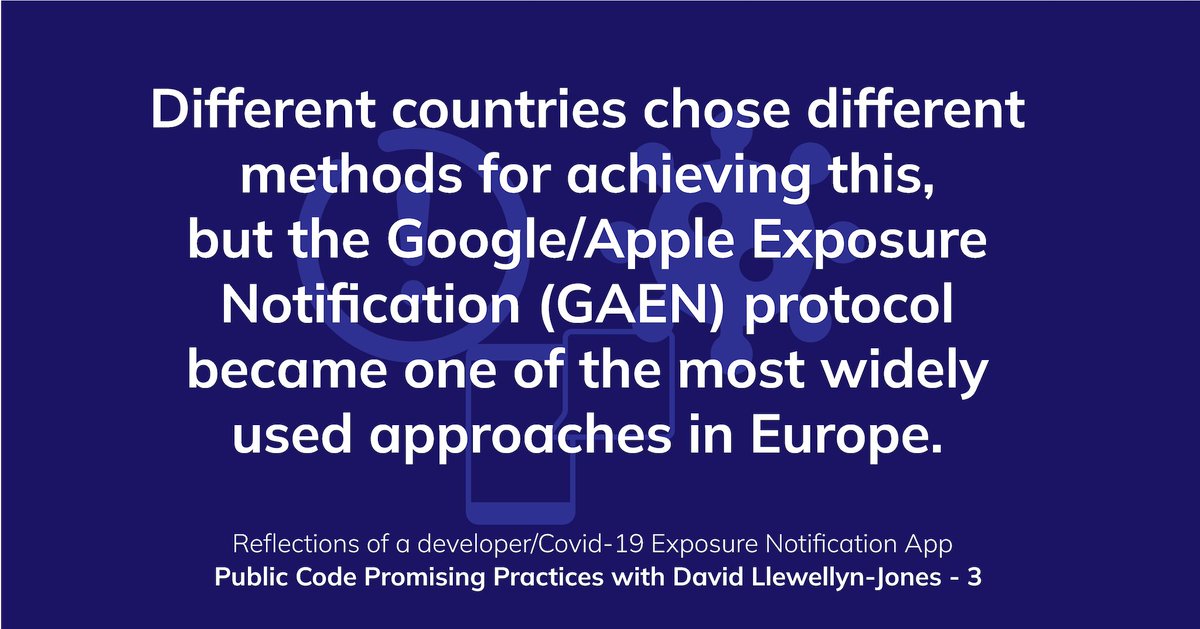 publiccodenet's tweet image. Different countries chose different methods for achieving this, but the Google/Apple Exposure Notification (GAEN) protocol became one of the most widely used approaches in Europe.  @flypigahoy 

#PublicCodePromisingpractices 

mirrors.dotsrc.org/fosdem/2023/AW…

#OpenSource #Covid19