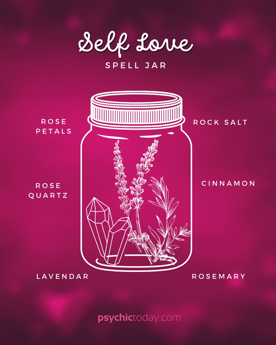 PsychicToday's tweet photo. Happy Valentine's Day ๐
As we all know, the most important relationship is the one you have with yourself. So try out this Self Love Spell Jar if you are in need of a pick me up โจ๐งโโ๏ธ
#beginnerwitch #witchling #babywitch https://t.co/m4DXLiPsy3