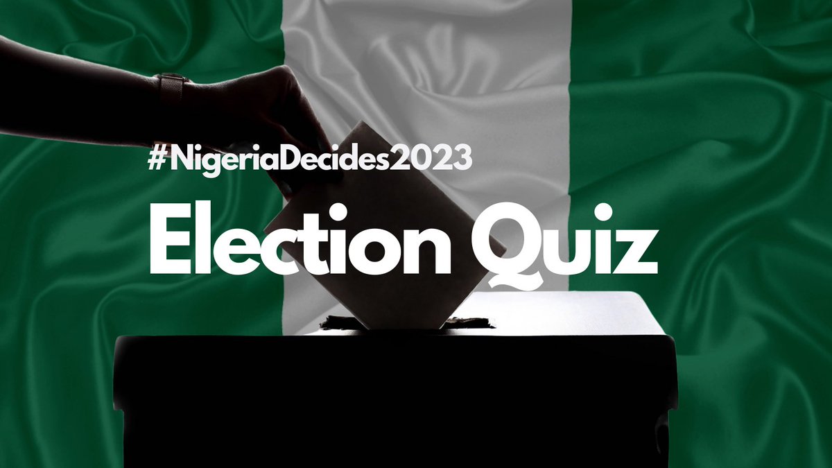 It’s election season! Challenge yourself with our quiz to see how clued up you are about this year’s general elections in #Nigeria. 

➡️ Click the link to test your knowledge.
africacheck.info/nigeria_electi…

 #NigeriaDecides2023